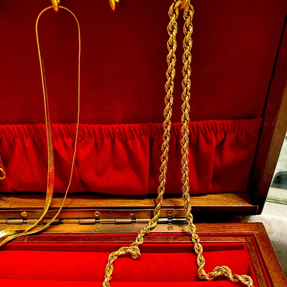 22” Gold rope chain
